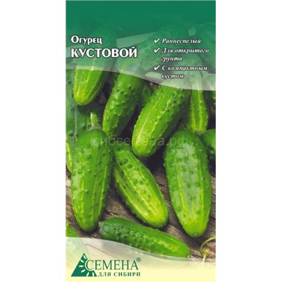 Огурец Кустовой, 0,3г (цв.)