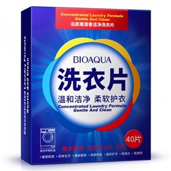 Пластины для стирки 40 шт Bioaqua