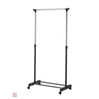 Вешалка напольная на колесах Single Bar Rack