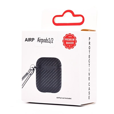 Чехол - PCP06 для кейса "Apple AirPods/AirPods 2" (red)