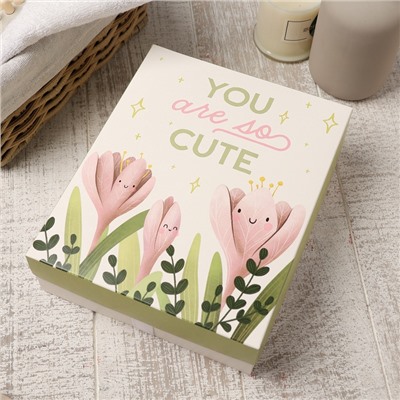 Салфетки махровые «Этель. Цветы», 5 шт., 30×30 см, хлопок 100%, зелёные/розовые