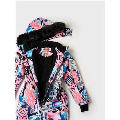 Комбинезон текстильный с полиуретановым покрытием для девочек