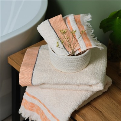 Полотенце махровое Love Life «Бриз» 50×80 см, оранжевый