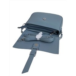 Женская сумка из искусственной кожи, цвет голубой