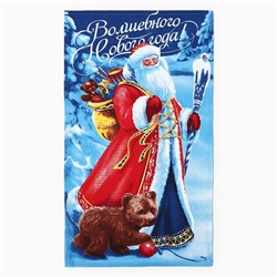Набор новогодних полотенец «Доляна» Волшебного Нового года 35×60 см-3штуки,100% хлопок, вафельное полотно