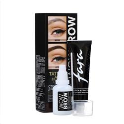 Стойкая краска для бровей и ресниц с эффектом татуажа Wow Brow, 3.0 коричневый