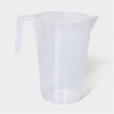 Кувшин мерный Доляна, 1.5 л, цвет прозрачный