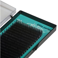 Vivienne Ресницы для наращивания / Elite, D, 12, 0.10 мм, 20 линий, синтетическое волокно, черный 10561