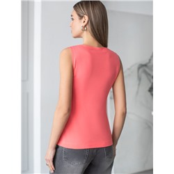 Топ из премиального хлопка с эластаном