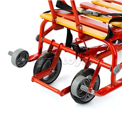 Игрушка. Санки детские "Nikki 3" (алый)