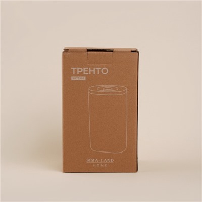 Банка для сыпучих SL Home «Тренто», 1 л,11×7.5×18.5 см, фарфор, белая