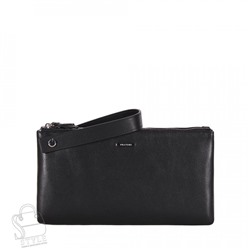 Клатч мужской кожаный 20935 black Pratero