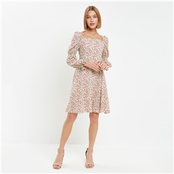 Платье мини женское MINAKU: Enjoy, белое, размер 40