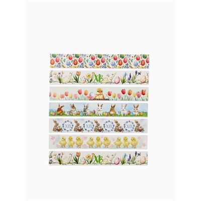 Пасхальный набор для декора яиц «Цыплята»: краситель 4 шт., кандурин серебряный, подставки 7 шт.