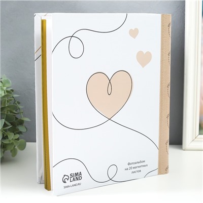 Фотоальбом магнитный на 20 листов «Мама и малыш», 29×24×2 см