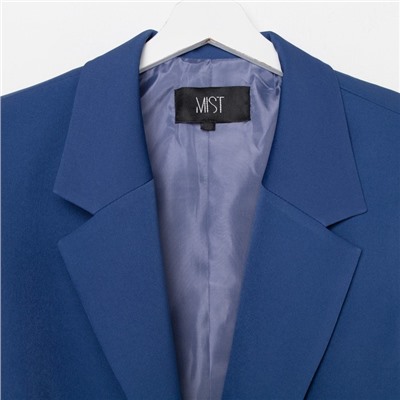 Пиджак женский MIST plus-size, размер 52, синий