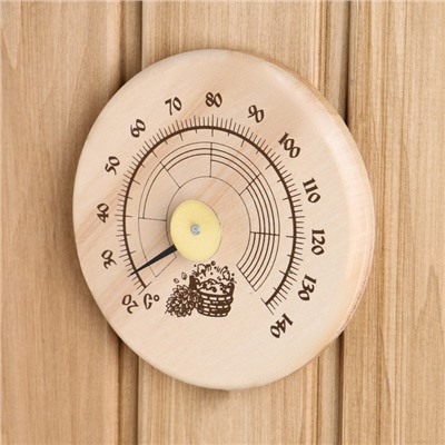 Термометр для бани и сауны «Круглый», биметаллический