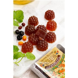 Мармелад Ягодень Ассорти / облепиха, брусника, черноплодка / подложка / 165 г / ТМ Сибирский кедр