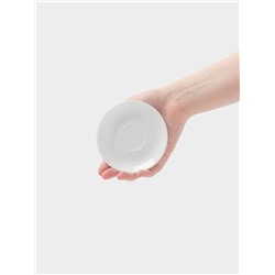 Блюдце Hanna Knövell, d=10 см, к чашке 60 мл, фарфор, белое