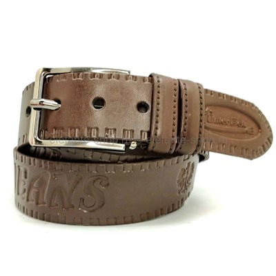 Ремень джинсовый INTERBELT Brown 4 см 41903-41904