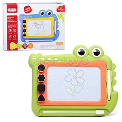 Доска для рисования "Добрый крокодил" в коробке