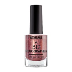 LUX visage Лак для ногтей Holographic №721 11г/6 Красный  тигровый глаз