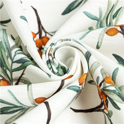 Скатерть «Этель» Berry garden 149×180 см, 100% хлопок, репс 210 г/м²