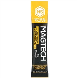 Natural Stacks, MagTech, Magnesium Drink Mix, Lemonade, 20 Stick Packs, 0.11 oz (3.23 g) Each