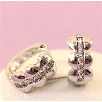 Серьги родий H01-8193