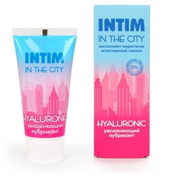 Увлажняющий лубрикант на водной основе Intim in the city Hyaluronic - 60 гр.