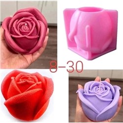 3D-форма силиконовая роза большая