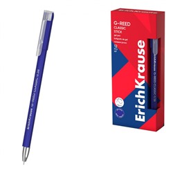Ручка гелевая G-Reed Stick Classic 0.38 мм синяя 61297 ErichKrause