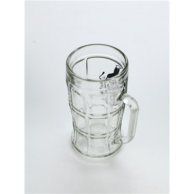 Кружка пивная стеклянная «Ныряй в пятницу», 500 мл