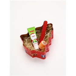 Подарочный набор новогодний Warm Winter, бальзам для губ, крем для рук и пилочка, URAL LAB