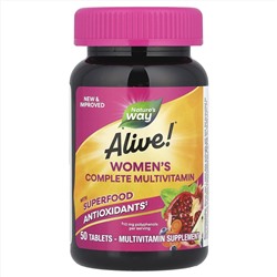 Nature's Way, Alive! Women's Energy Complete Multivitamin, 50 Tablets