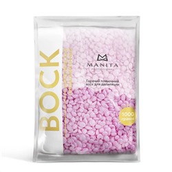 MANITA Воск для депиляции в гранулах синтетический, пион, 100 г 24645