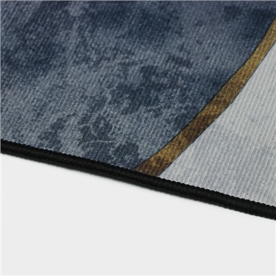 Коврики для ванной и туалета Доляна «Вега», 2 шт.: 50×80 см, 50×40 см