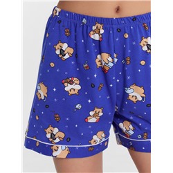 КОМПЛЕКТ ЖЕНСКИЙ (ЖАКЕТ, ШОРТЫ) 592348