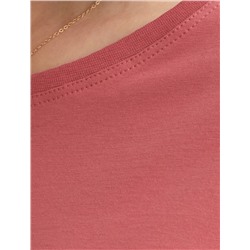 Базовая футболка полуприлегающая из премиального хлопка с эластаном