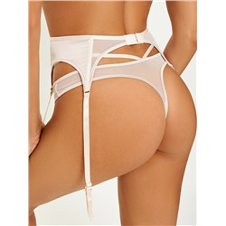 Трусы стринг с поясом для чулок Yoki