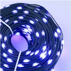 Гирлянда 50м лапша , синий, 220В, режимы