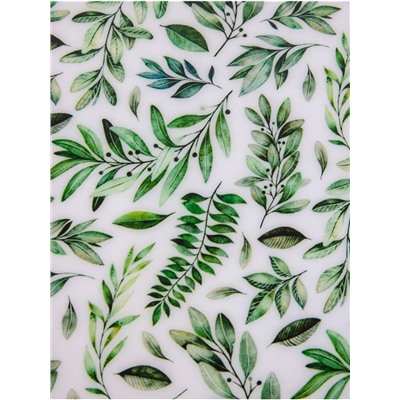 Поднос круглый с бортиками «Оливковая ветвь», 35×35×6.5 см, дерево манго