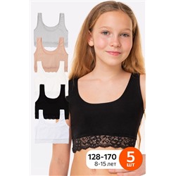 Майка-топ для девочки 5шт. Happyfox