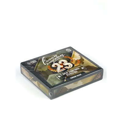Чай подарочный «23 февраля», листовой 2 шт., пакетированный 12 шт.
