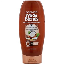 Garnier, Разглаживающий кондиционер Whole Blends, «Масла кокоса и какао», 370 мл