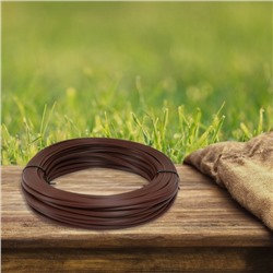 Ротанг искусственный гладкий 6 мм 100 м полутрубка (каштан)