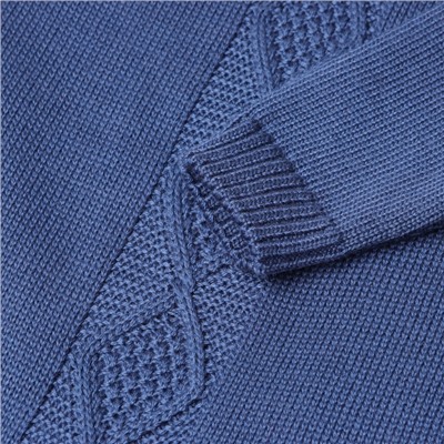 Комбинезон детский вязаный MINAKU, рост 80-86, цвет синий