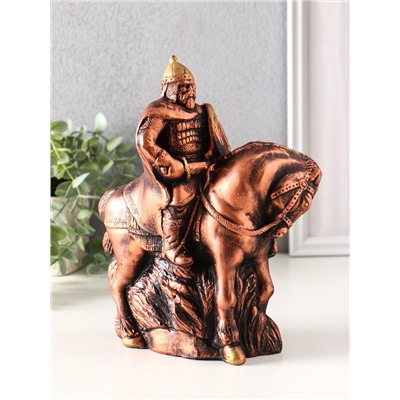 Фигура гипс «Всадник на лошади с мечом», 25×19×11 см