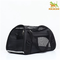 Сумка-переноска сетчатая, 54×25×35 см, чёрная