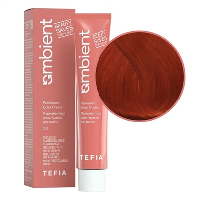 TEFIA  Ambient 8.4 Перманентная крем-краска для волос / Светлый блондин медный, 60 мл 22190